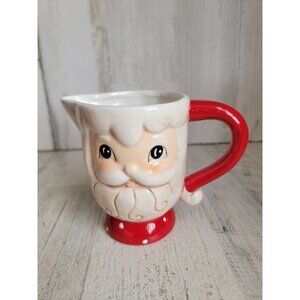 Santa face creamer ceramic Xmas decor figure‎ home kitchen coffee